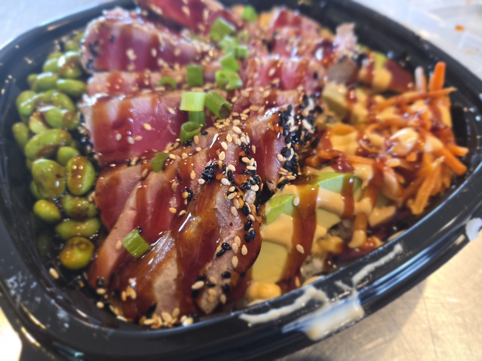 Fresh ahi fusion bowl