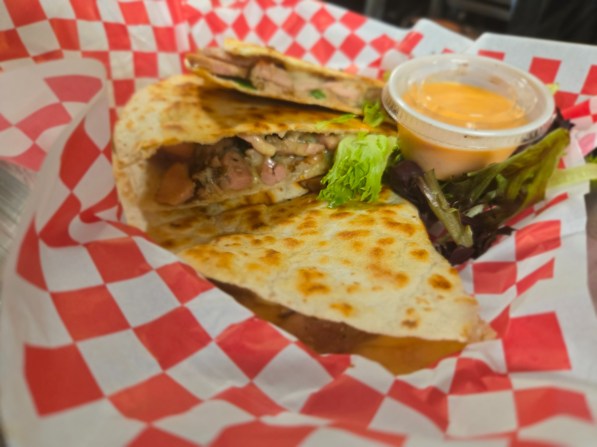 Ginger-Soy Quesadilla at Blazin’ Soy