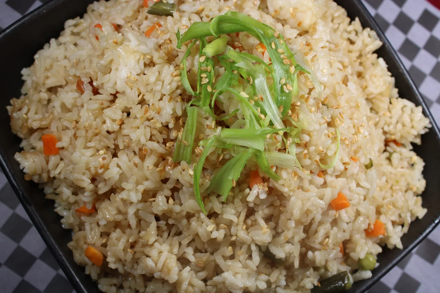 Veggie Fried Rice at Blazin’ Soy
